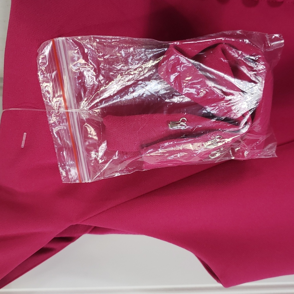 Alexander By Daymor NEW Fuchsia Pink Petal Skirt Maxi Gown Dress Size 6 M1279 - Picture 7 of 15